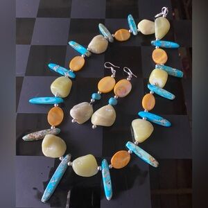 Sally House Original Necklace & Earrings Set